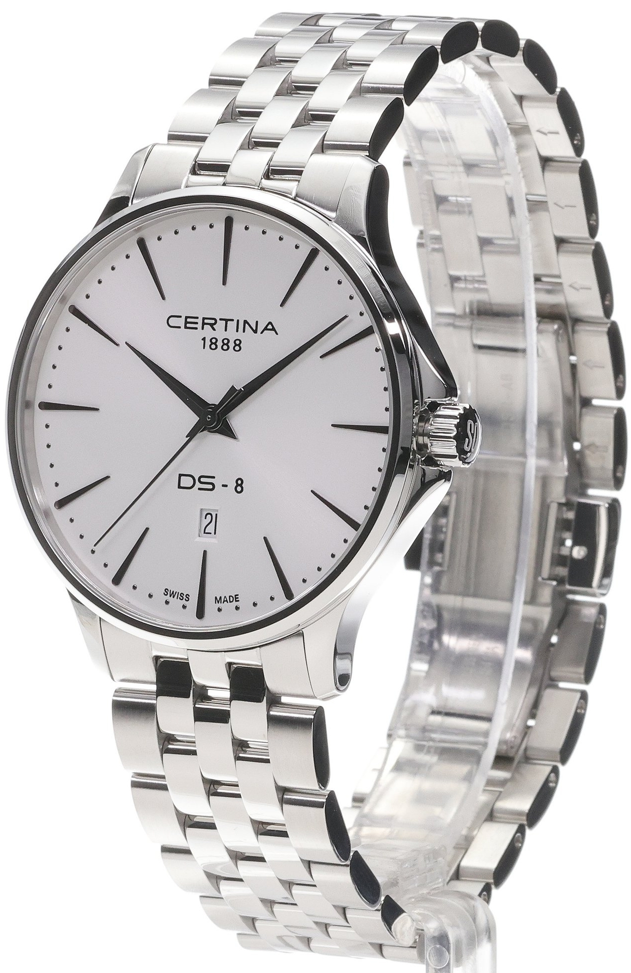 Certina Herrklocka C045.410.11.011.00 Ds 8 Silverfärgad/Stål Ø40 mm - Certina