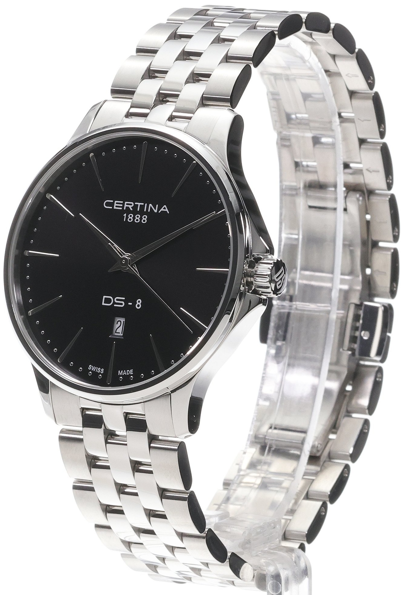 Certina Herrklocka C045.410.11.051.00 Ds 8 Svart/Stål Ø40 mm - Certina