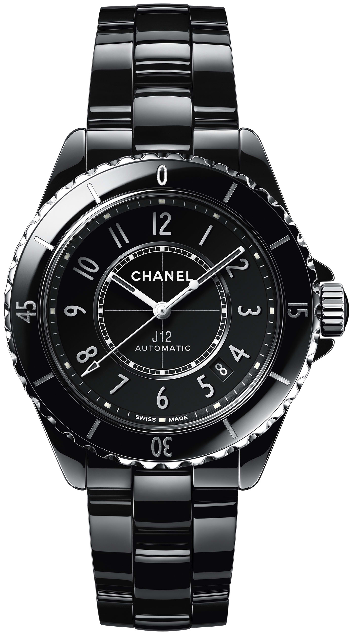 Chanel Damklocka H5697 J12 Svart/Keramik Ø38 mm