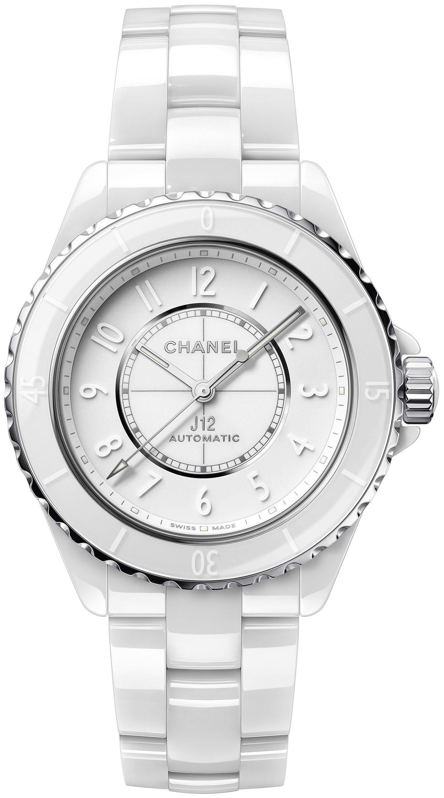 Chanel Damklocka H6186 J12 Vit/Keramik Ø38 mm - Chanel