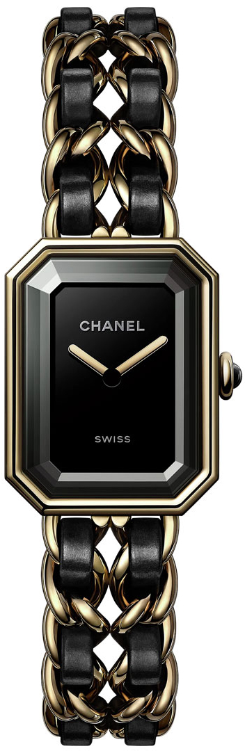 Chanel Damklocka H6951 Premiere Svart/Läder - Chanel