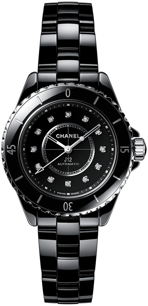 Chanel Damklocka H9742 J12 Svart/Keramik Ø33 mm - Chanel