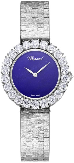 Chopard Damklocka 10A378-1002 Diamond Hour Blå/18 karat vitt guld - Chopard