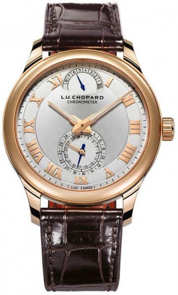 Chopard Herrklocka 161926-5001 L.U.C Quattro Silverfärgad/Läder - Chopard