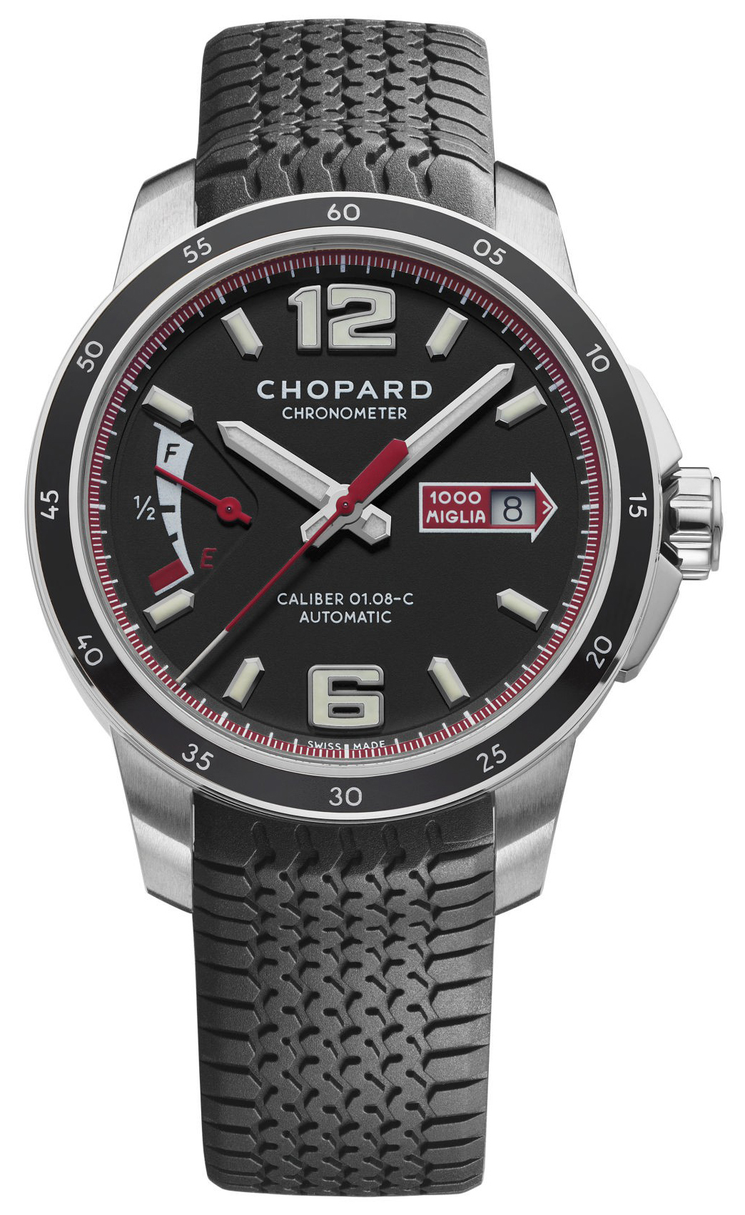 Chopard Herrklocka 168566-3001 Mille Miglia Svart/Gummi Ø43 mm - Chopard