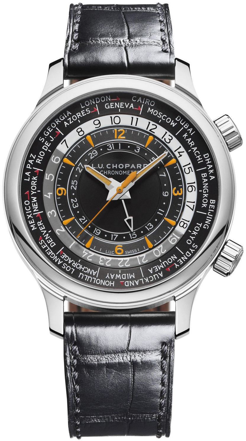 Chopard Herrklocka 168574-3001 L.U.C Svart/Läder Ø42 mm - Chopard