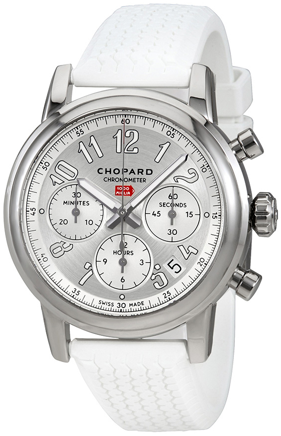 Chopard Herrklocka 168588-3001 Mille Miglia Silverfärgad/Gummi Ø42 - Chopard