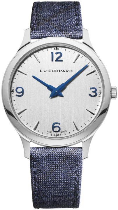 Chopard Herrklocka 168592-3001 L.U.C Silverfärgad/Läder Ø40 mm - Chopard