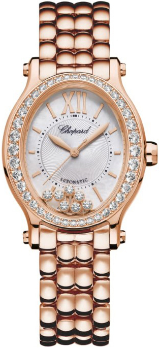 Chopard Damklocka 275362-5005 Happy Sport Silverfärgad/18 karat - Chopard