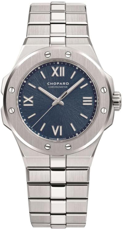 Chopard Damklocka 298601-3001 Alpine Eagle Bl&aring;/St&aring;l &Oslash;36 mm