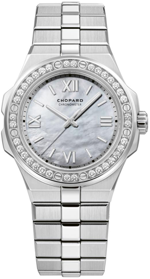 Chopard Damklocka 298601-3002 Alpine Eagle Vit/Stål Ø36 mm - Chopard