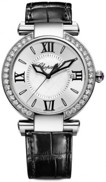 Chopard Damklocka 388532-3003 Imperiale Silverfärgad/Läder Ø36 mm - Chopard