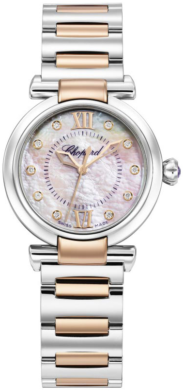 Chopard Damklocka 388563-6014 Imperiale Vit/18 karat roséguld Ø29 mm - Chopard