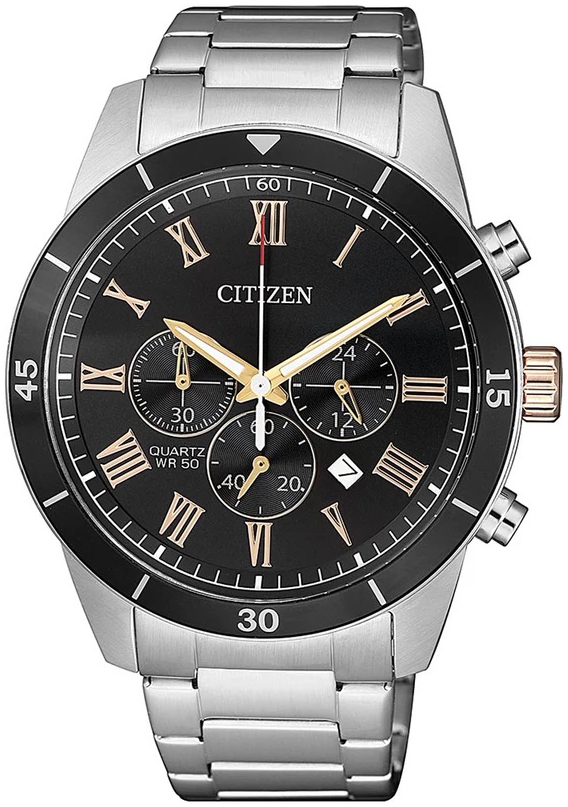 Citizen Herrklocka AN8168-51H Svart/Stål Ø44 mm