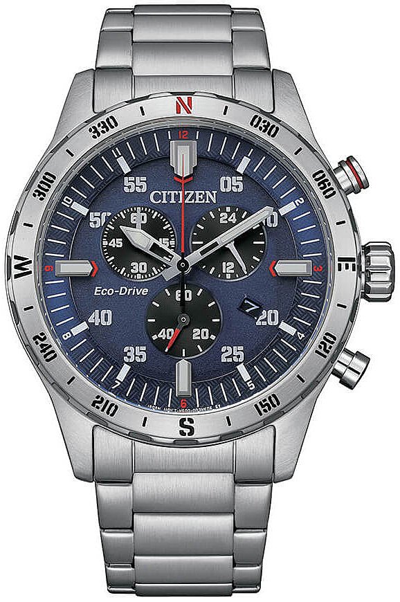 Citizen Herrklocka AT2520-89L Eco Drive Blå/Stål Ø44 mm - Citizen