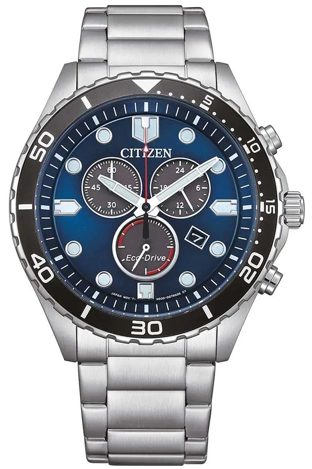 Citizen Herrklocka AT2560-84L Eco Drive Blå/Stål Ø43 mm - Citizen