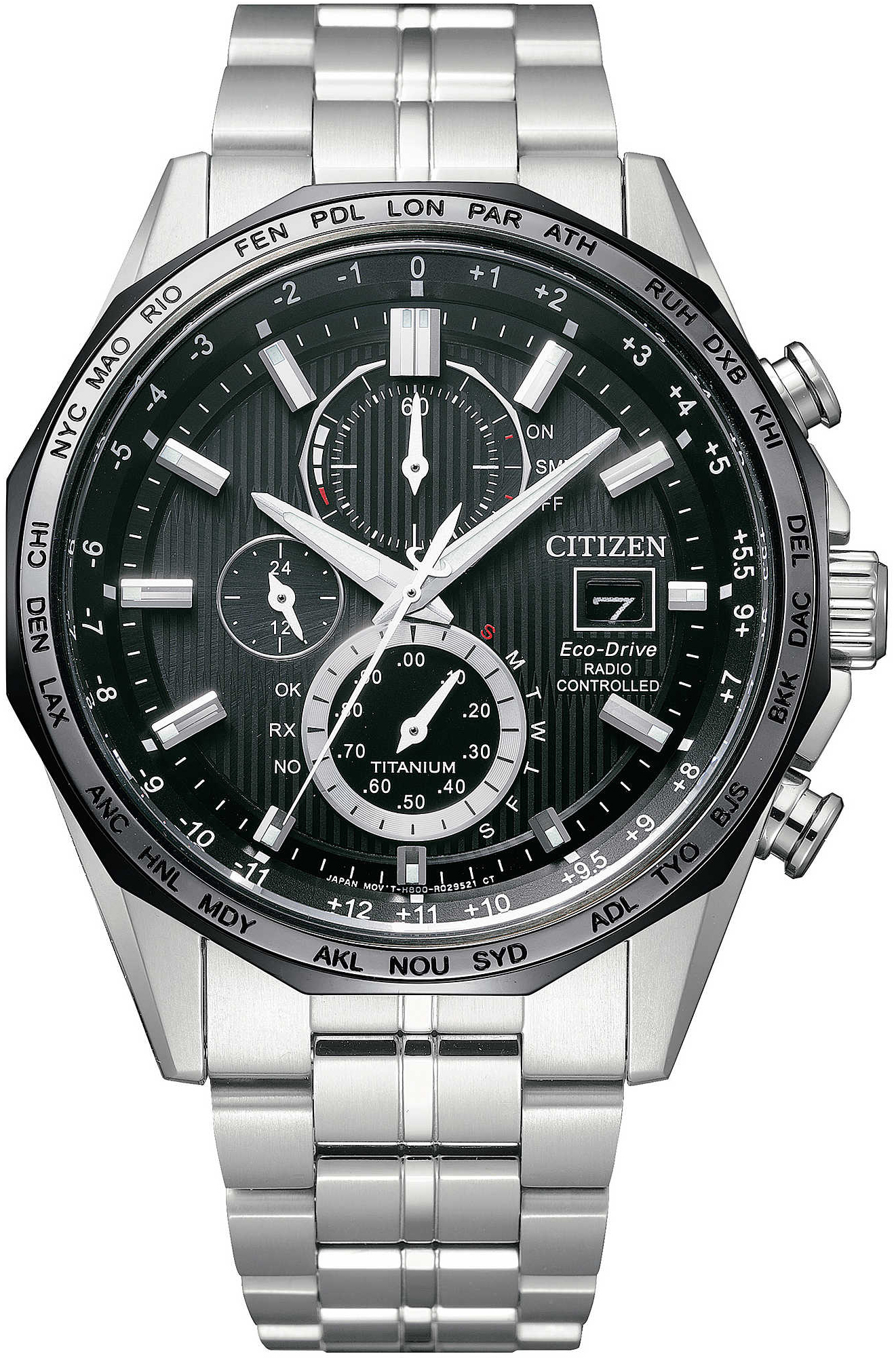Citizen Herrklocka AT8218-81E Svart/Titan Ø44 mm - Citizen
