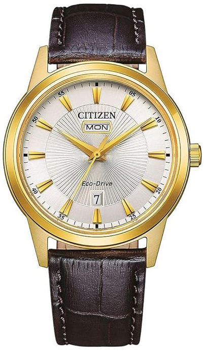 Citizen Herrklocka AW0102-13AC Classic Silverf&auml;rgad/L&auml;der &Oslash;40 mm