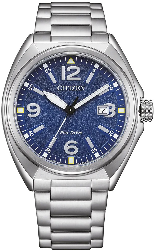 Citizen Herrklocka AW1571-76L Military Blå/Stål Ø40 mm - Citizen