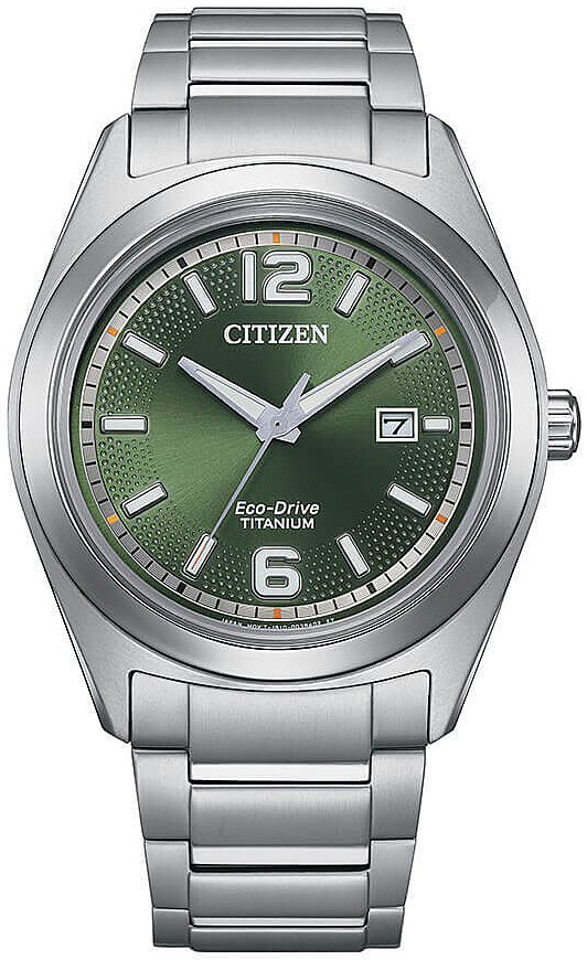 Citizen Herrklocka AW1641-81X Titanium Grön/Titan Ø42 mm - Citizen