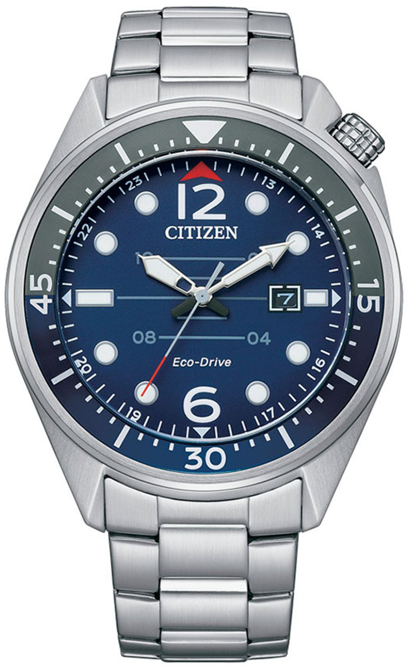 Citizen Herrklocka AW1716-83L Seaplane Blå/Stål Ø44 mm - Citizen