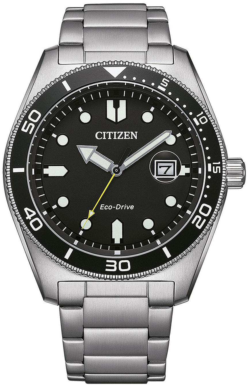 Citizen Herrklocka AW1760-81E Eco Drive Svart/Stål Ø43 mm - Citizen