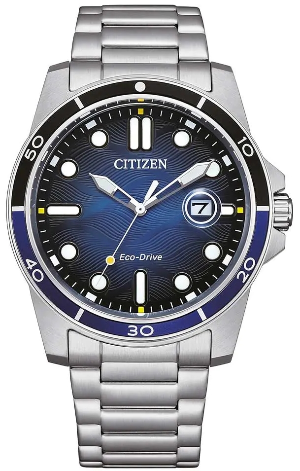 Citizen Herrklocka AW1810-85L Eco Drive Blå/Stål Ø41.5 mm