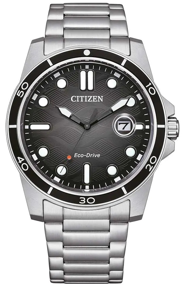 Citizen Herrklocka AW1816-89E Eco Drive Svart/Stål Ø41.5 mm - Citizen