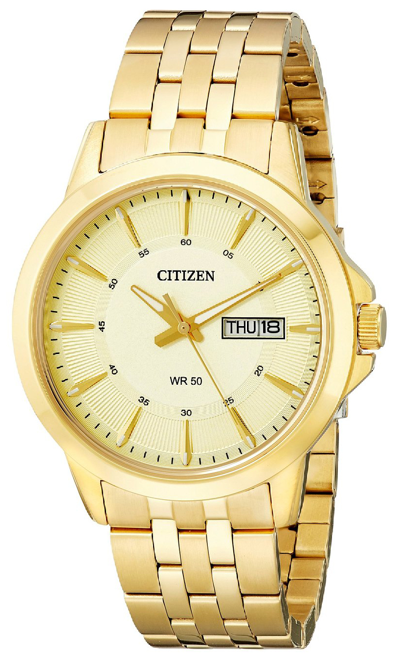 Citizen Herrklocka BF2013-56P Dress Champagnef&auml;rgad/Gulguldtonat
