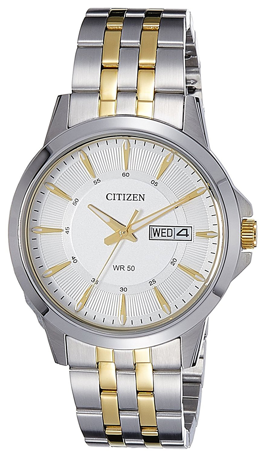 Citizen Herrklocka BF2018-52A Dress Silverf&auml;rgad/Gulguldtonat st&aring;l