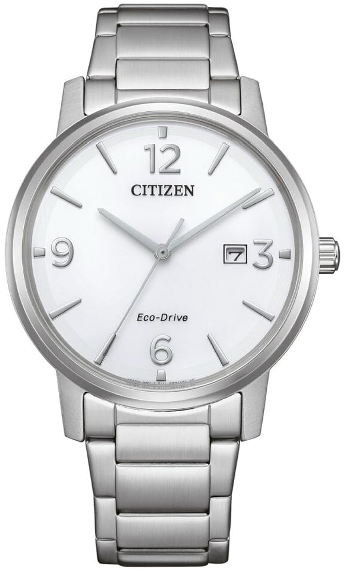 Citizen Herrklocka BM6755-71A Vit/St&aring;l &Oslash;40 mm