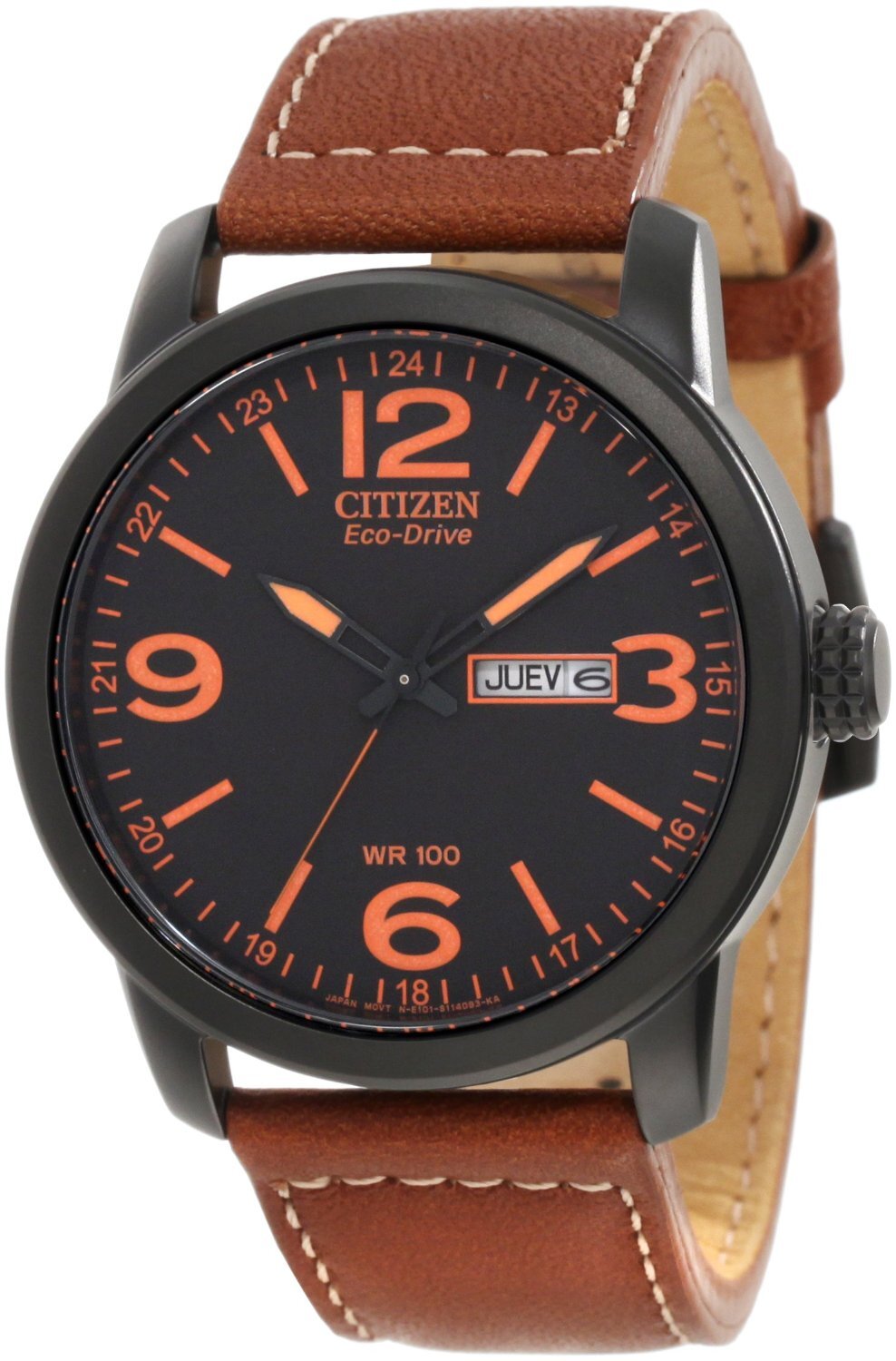 Citizen Herrklocka BM8475-26E Leather Svart/Läder Ø42 mm