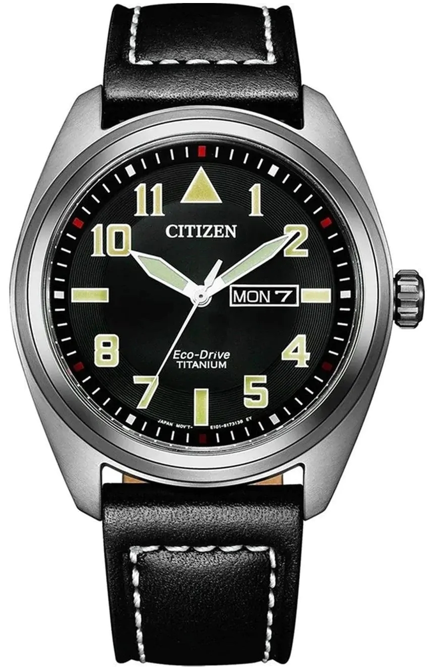 Citizen Herrklocka BM8560-29EE Eco Drive Svart/Läder Ø42 mm - Citizen