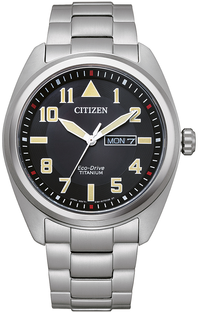 Citizen Herrklocka BM8560-88EE Titanium Svart/Titan Ø42 mm - Citizen