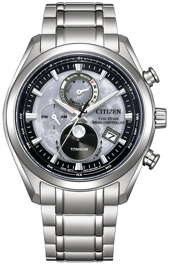 Citizen Herrklocka BY1010-81H Tsuki-yomi Vit/Titan Ø43 mm - Citizen