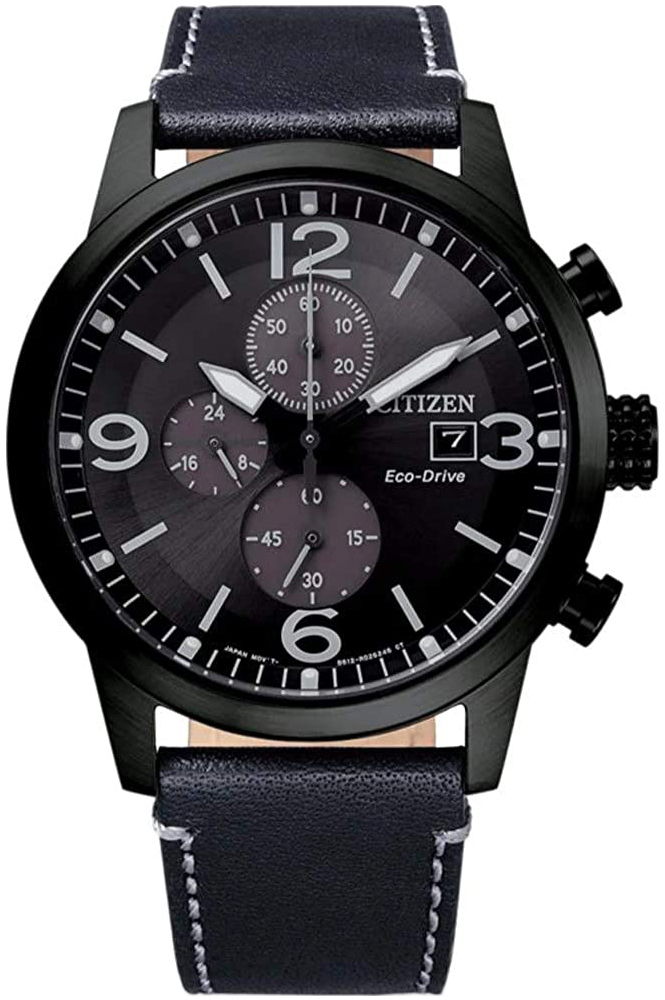 Citizen Herrklocka CA0745-29E Svart/Läder Ø43 mm - Citizen