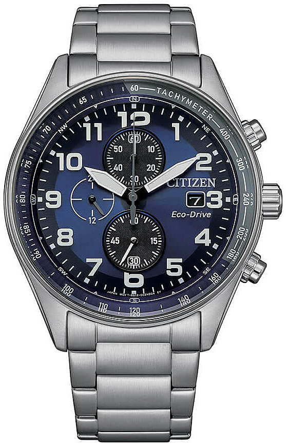 Citizen Herrklocka CA0770-72L Chrono Sport Blå/Stål Ø43 mm - Citizen