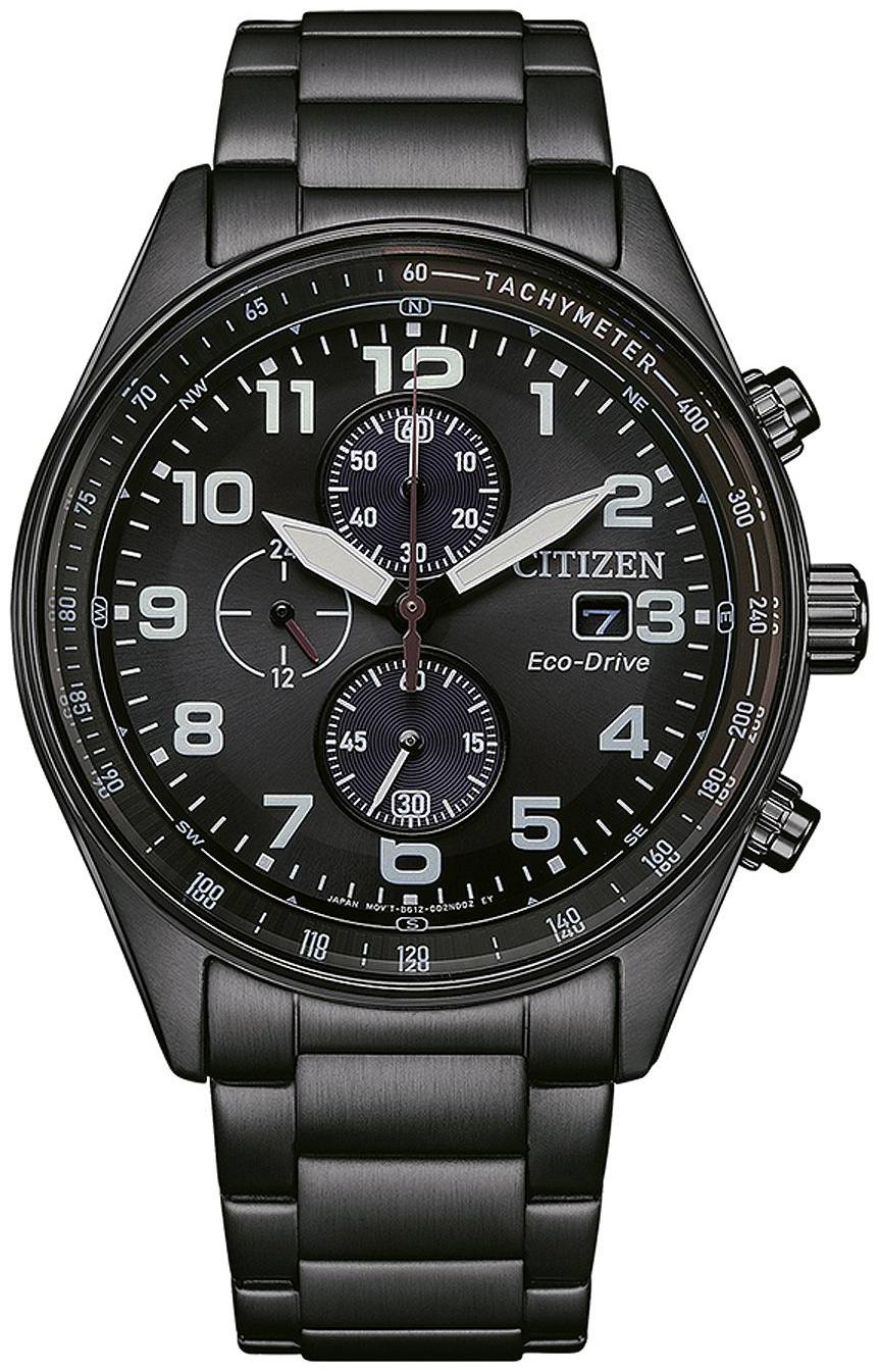 Citizen Herrklocka CA0775-79E Eco Drive Svart/Stål Ø43 mm - Citizen