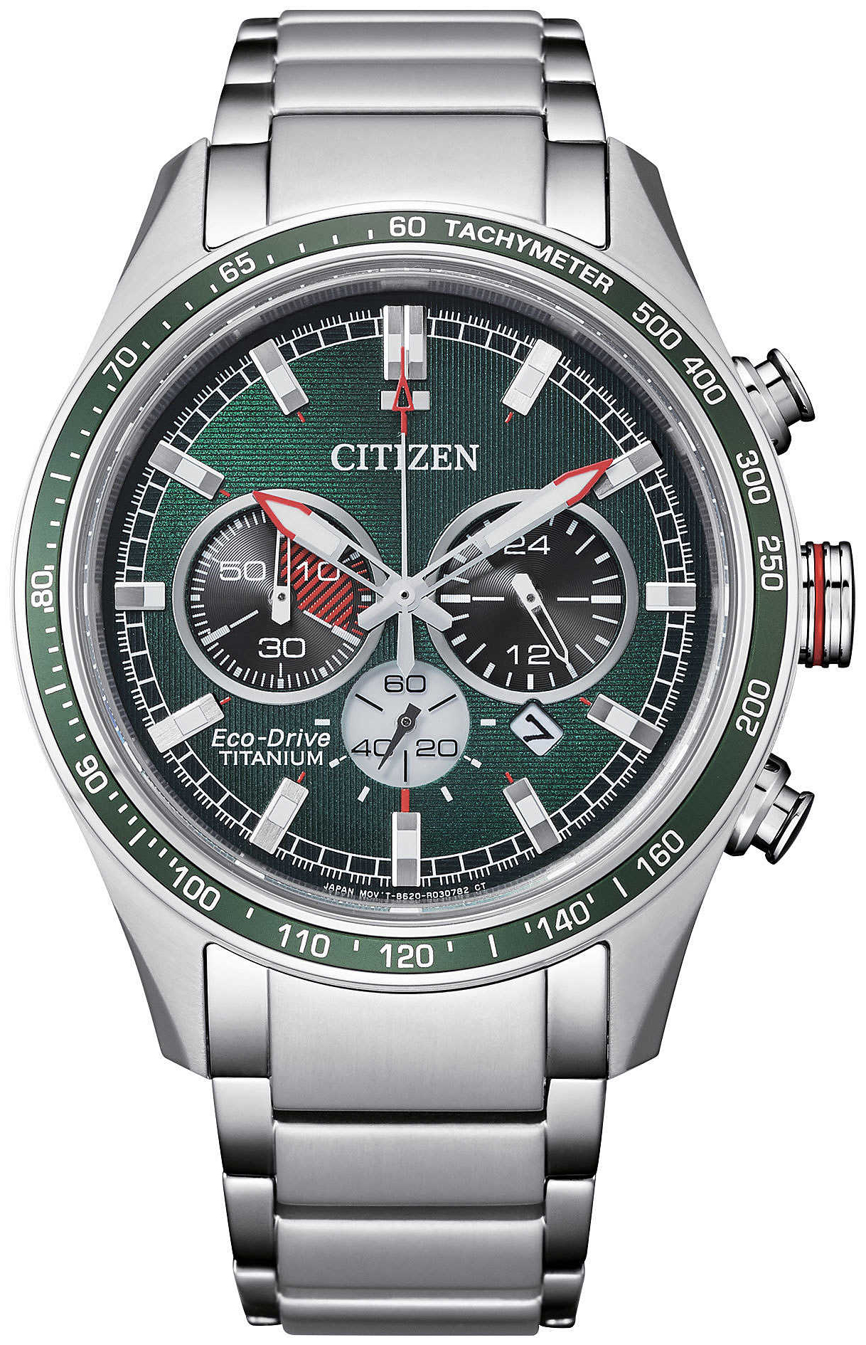 Citizen Herrklocka CA4497-86X Titanium Grön/Titan Ø43 mm - Citizen