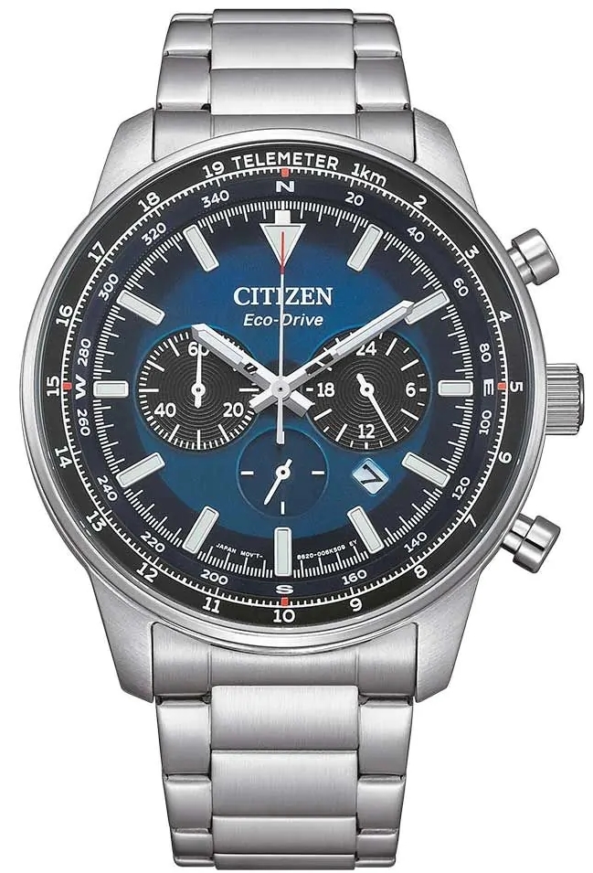Citizen Herrklocka CA4500-91L Eco Drive Blå/Stål Ø44 mm - Citizen