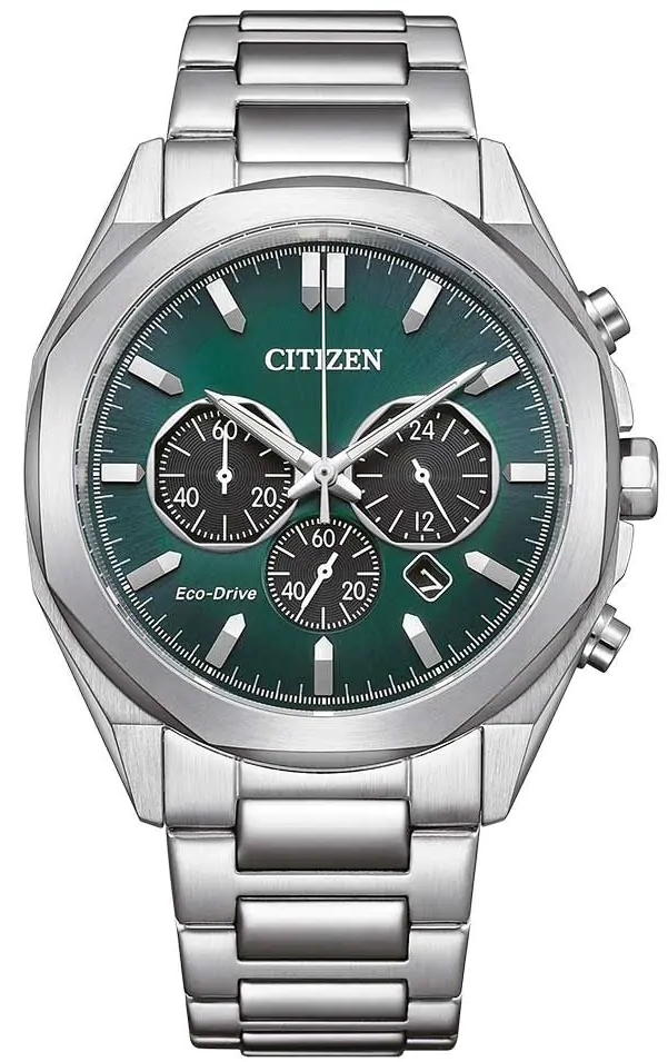 Citizen Herrklocka CA4590-81X Eco Drive Grön/Stål Ø41 mm - Citizen