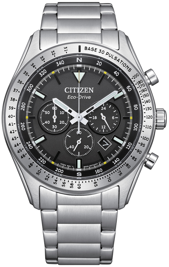 Citizen Herrklocka CA4600-89E Chrono Svart/Stål Ø44 mm - Citizen