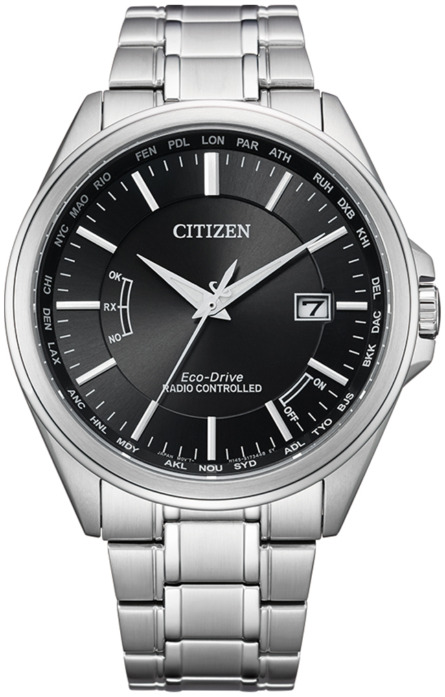 Citizen Herrklocka CB0250-84E Radio Controlled Svart/Stål Ø43 mm - Citizen