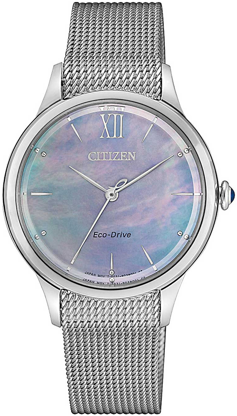 Citizen Damklocka EM0810-84N Blå/Stål Ø32 mm - Citizen