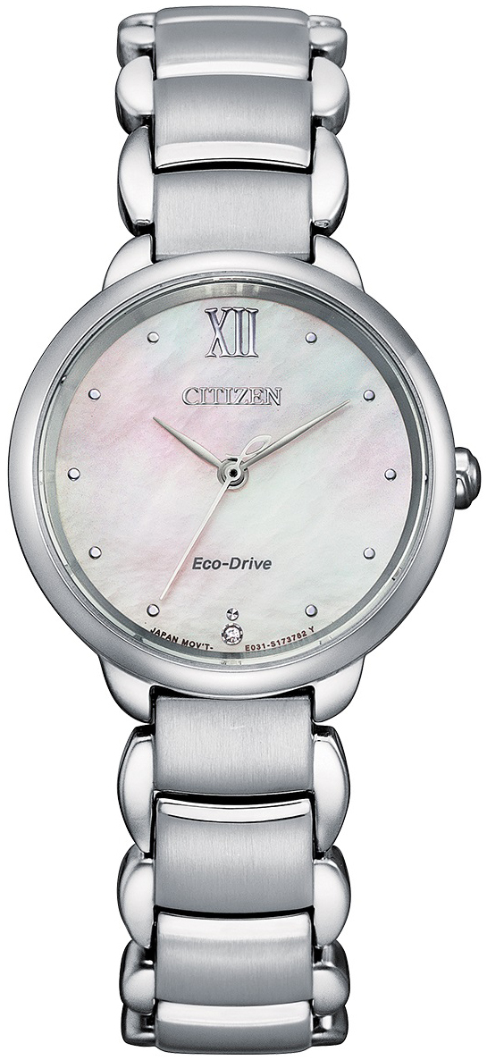 Citizen Damklocka EM0920-86D Diamond Vit/Stål Ø28 mm - Citizen