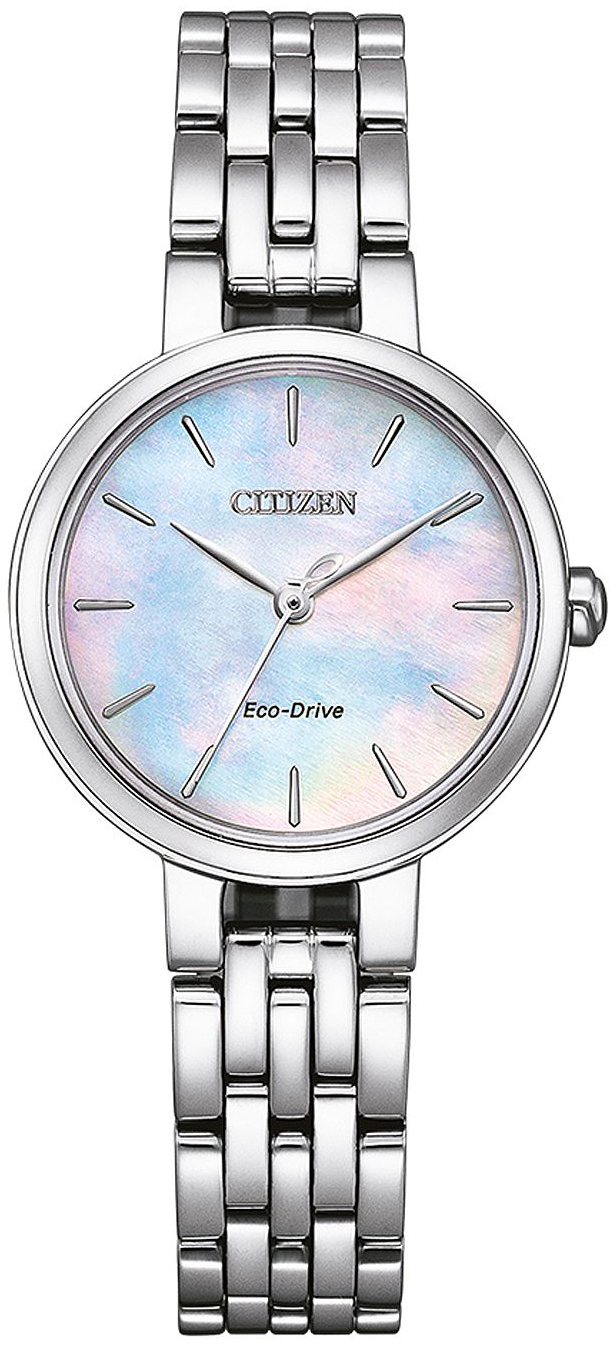 Citizen Damklocka EM0990-81Y Eco Drive Vit/Stål Ø28 mm - Citizen