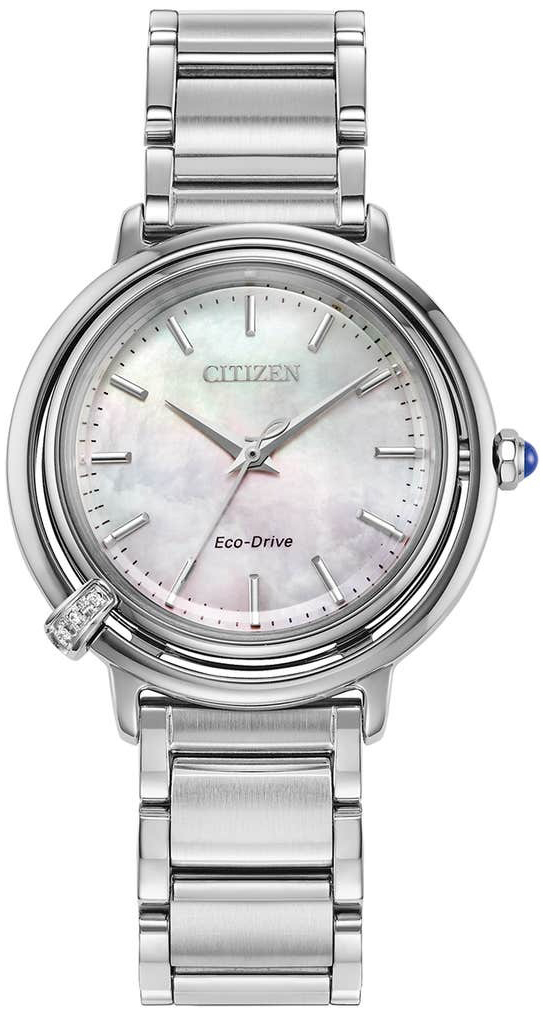 Citizen Damklocka EM1090-60D L Vit/Stål Ø31.2 mm - Citizen