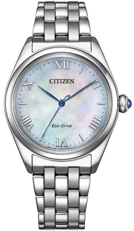 Citizen Damklocka EM1140-80D Eco Drive Blå/Stål Ø33 mm - Citizen