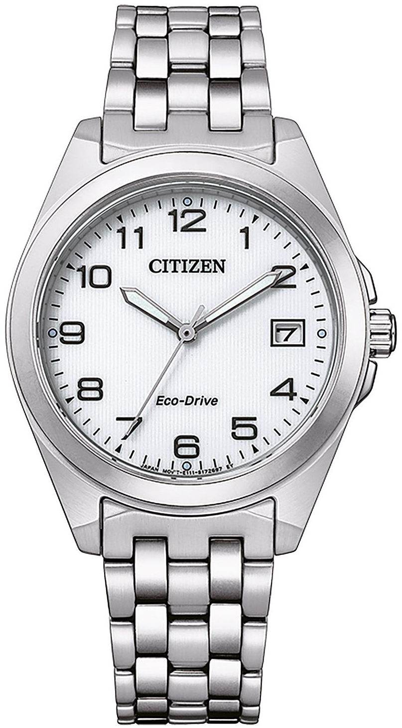 Citizen Damklocka EO1210-83A Eco Drive 180 Vit/Stål Ø34 mm - Citizen