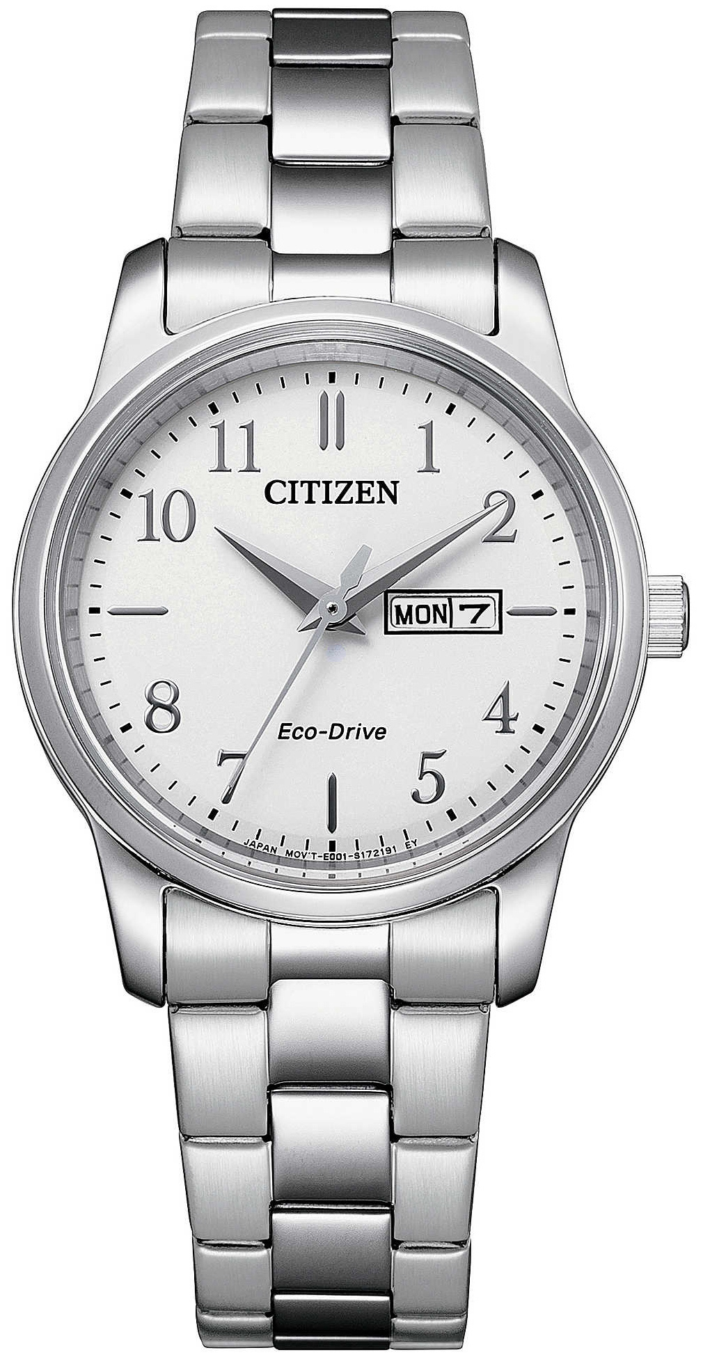 Citizen Damklocka EW3260-84A Eco Drive 180 Vit/Stål Ø30 mm